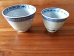 2 Chinees porseleinen rijstenkommetjes Jingdezhen, Verzenden