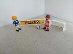Playmobil voetbal spelers met goal en bal, Ophalen of Verzenden, Gebruikt, Los playmobil