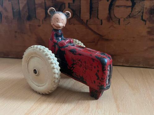 Mickey's tractor, jaren '40, Sun Rubber Co. U.S.A. Disney, Antiek en Kunst, Antiek | Speelgoed, Ophalen of Verzenden