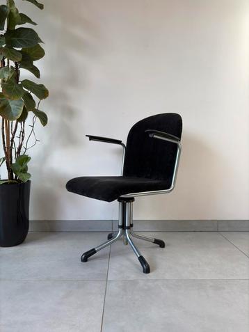 Vintage Bureaustoel Gispen 356 Dutch Design beschikbaar voor biedingen