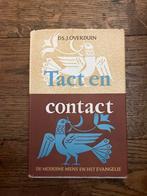 Tact en Contact - Ds. J. Overduin, Boeken, Ophalen of Verzenden, Zo goed als nieuw, Christendom | Protestants
