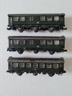 3 Roco N-spoor 3-assige DB umbaurijtuigen 2250/2252, Hobby en Vrije tijd, Modeltreinen | N-Spoor, Roco, Gebruikt, Ophalen of Verzenden
