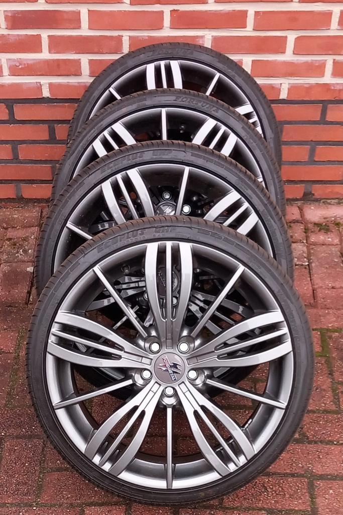Velgen set met banden   Polo  Audi   Seat   Skoda, Auto-onderdelen, Banden en Velgen, Banden en Velgen, Zomerbanden, 18 inch, 215 mm