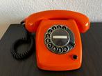 Retro draaischijf telefoon PTT T65 de luxe oranje, Ophalen of Verzenden, Zo goed als nieuw