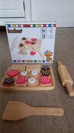 Houten koekjes set, Ophalen of Verzenden, Zo goed als nieuw, Hout, Speelkeuken-accessoire