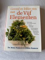 Gezond en lekker eten met de Vijf Elementen - M. Fahrnow, Boeken, Ophalen of Verzenden, Zo goed als nieuw