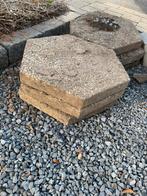 Zeshoek grindtegels gratis ophalen, Tuin en Terras, Ophalen, Zo goed als nieuw, Beton, Terrastegels