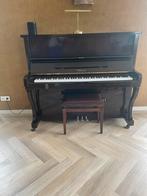 Piano, hoogglans donker bruin merk Flora, Muziek en Instrumenten, Piano's, Ophalen, Gebruikt, Bruin, Overige typen