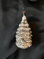 Vintage Antiek glazen kerstbal kerstman, Ophalen, Gebruikt