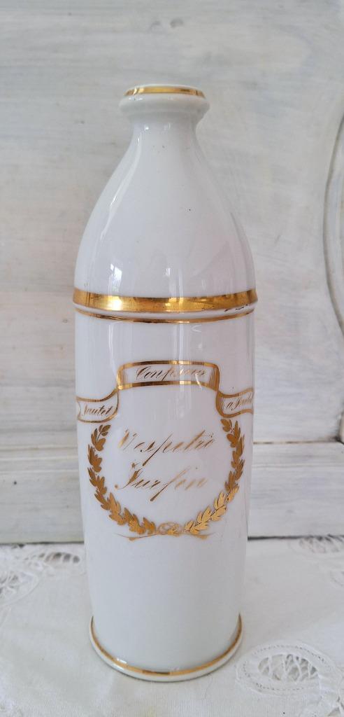 Antieke franse likeurkaraf, porselein, "Vespetre Surfin.", Antiek en Kunst, Antiek | Porselein, Ophalen of Verzenden