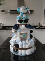 Luiertaart groot jongen kraamkado op aanvraag, Ophalen, Nieuw, Kraamcadeau