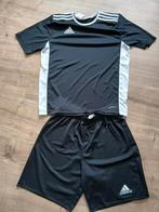 Adidas zwart sporttenue sport setje pak 158/164, Ophalen of Verzenden, Jongen of Meisje, Sport- of Zwemkleding