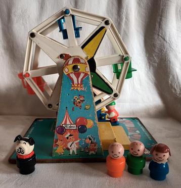 Vintage Fisher Price Ferris Wheel Reuzenrad jaren '60 beschikbaar voor biedingen