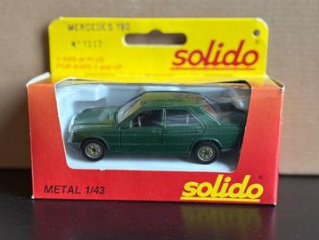 Mercedes 190, Solido, Mint/Boxed beschikbaar voor biedingen