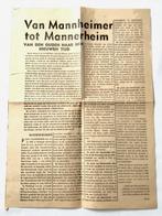 Pamflet over NSB  Mussert WOII 1942, Ophalen of Verzenden, Nederland, Boek of Tijdschrift