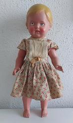 Zeldzame antieke schildpadpop Christel 34 cm, Ophalen of Verzenden, Gebruikt, Pop