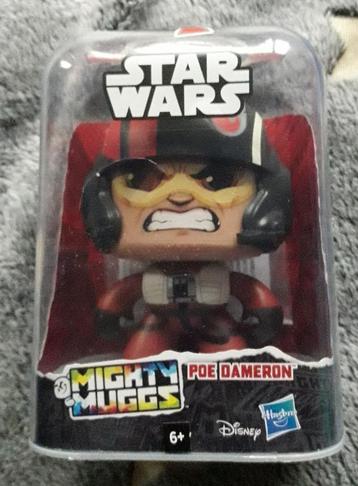 Star Wars Mighty Muggs actiefiguur Poe Dameron *gloednieuw* beschikbaar voor biedingen