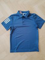 Adidas 3-stripes golf/tennis sport poloshirt jongen maat 152, Sport en Fitness, Tennis, Adidas, Ophalen of Verzenden, Zo goed als nieuw