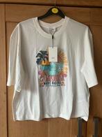 Nieuw =creme t shirt pastelkleur print=JDY/L, Kleding | Dames, T-shirts, Beige, Maat 42/44 (L), Nieuw, Ophalen of Verzenden