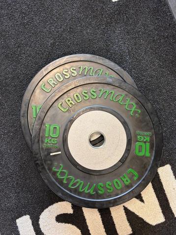 Crossmax bumper plates 2x 10KG  beschikbaar voor biedingen