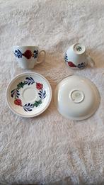 Boerenbont thee /  koffie kopjes, Huis en Inrichting, Keuken | Servies, Ophalen, Zo goed als nieuw, Overige stijlen, Kop(pen) en/of Schotel(s)