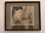 Beeldende tekening van J.Zeegers - 1932, Antiek en Kunst, Ophalen