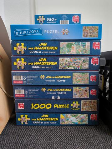 1+7 Jan van Haasteren Puzzel - plus 1 extra beschikbaar voor biedingen