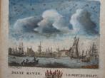 SUPER: Oudste ?? Aquatint Ets van Rdam ?Jan van Noort1756/37, Antiek en Kunst, Ophalen