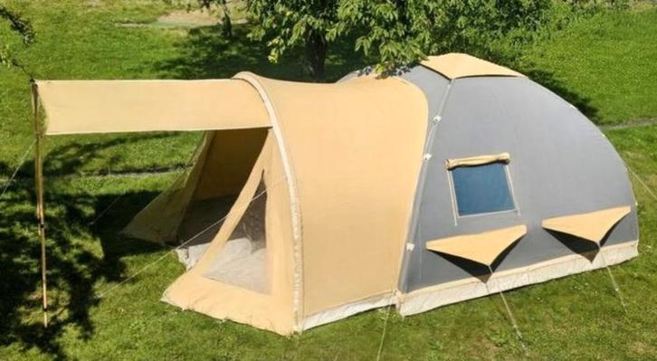 Hele mooie, zeer ruime karstentent karsten tent 350, Caravans en Kamperen, Tenten, Zo goed als nieuw, Ophalen