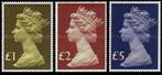ENGELAND 1977 Hoge Waarden.Mi .733-733-734 postfris, Ophalen of Verzenden, Postfris