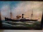 antiek scheepsschilderij A.J. Jansen 1932, Ophalen