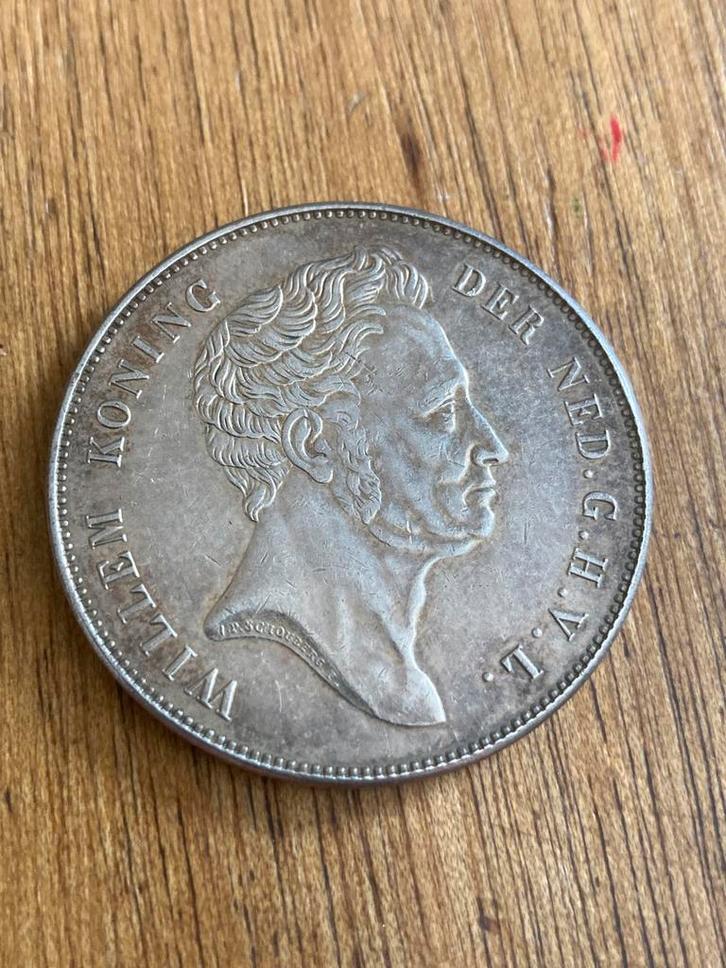 Zeldzaam mooie rijksdaalder 1840 Kon. W I met mooie patina., Postzegels en Munten, Munten | Nederland, Losse munt, 2½ gulden, Koning Willem I