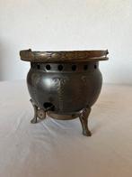 Antieke Rechaud Theelichtje Warmhouder Jugendstil Patina, Ophalen of Verzenden