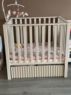 Europe baby Box Mees met lade, boxkleed Nijntje, boxmatras, Ophalen, Gebruikt, Vierkant, In hoogte verstelbaar