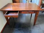 Massief teak houten tafel 140x85x75, Ophalen of Verzenden