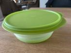 Tupperware opvouwbare schaal 2 liter groen, Huis en Inrichting, Keuken | Tupperware, Schaal, Verzenden, Zo goed als nieuw, Tupperware
