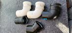 Set hulpstukken rookgasafvoer en luchtaanvoer 80mm, Gebruikt, Ophalen of Verzenden, 80 mm of meer, Overige materialen