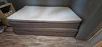 Boxspring 120x200 met opbergruimte, Ophalen, Gebruikt, Twijfelaar, 120 cm
