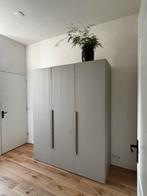 ZGAN - WOOOD kledingkast - 3 deurs - noten/grijs, Huis en Inrichting, Kasten | Kledingkasten, Ophalen, 200 cm of meer, 150 tot 200 cm