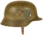 Originele Tweede Wereld Oorlog Duitse Wehrmacht Helm M35, Duitsland, Ophalen of Verzenden, Helm of Baret, Landmacht