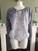 Caroline Biss grijs ombre pailletten top 40 Gratis Verzenden, Verzenden, Zo goed als nieuw, Lange mouw, Maat 36 (S)