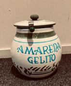 Vintage Amarena Gelito Keramische Pot met Deksel, Ophalen of Verzenden