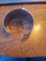 Tibetaanse armband met grote barnsteen en lapis stenen., Ophalen of Verzenden, Zilver, Armband, Met edelsteen