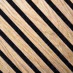 Natuurlijk eiken akoestische wandpanelen lattenwand 300 x 60, Ophalen of Verzenden, Nieuw, Hout, 20 tot 50 mm