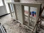 Hardhout raam+kozijn kantel-kiep, Raamkozijn, Nieuw, Inclusief glas, 75 tot 150 cm