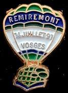 Remiremont ballon pin- gelakt, Verzamelen, Verzenden, Nieuw, Transport, Speldje of Pin