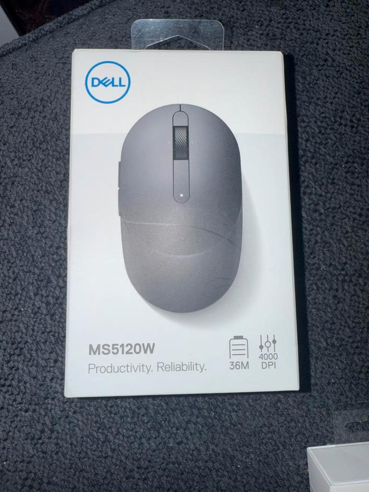 Dell MS5120W draadloze muis – nieuw & ongeopend, Computers en Software, Muizen, Nieuw, Muis, Ergonomisch, Ophalen