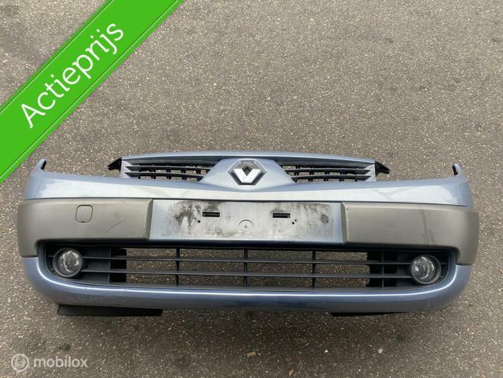 Renault Scenic ('03-'06) Voorbumper - TED47, Auto-onderdelen, Carrosserie en Plaatwerk, Bumper, Renault, Voor, Gebruikt, Ophalen of Verzenden