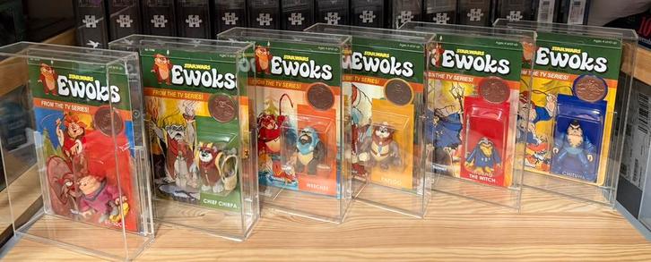 Star Wars Vintage Ewoks Cartoons MOCS 6 stuk Second Wave, Verzamelen, Star Wars, Nieuw, Actiefiguurtje, Ophalen of Verzenden