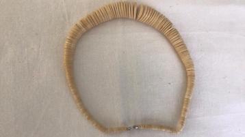 Vintage ketting. Kraalschijven van been. beschikbaar voor biedingen